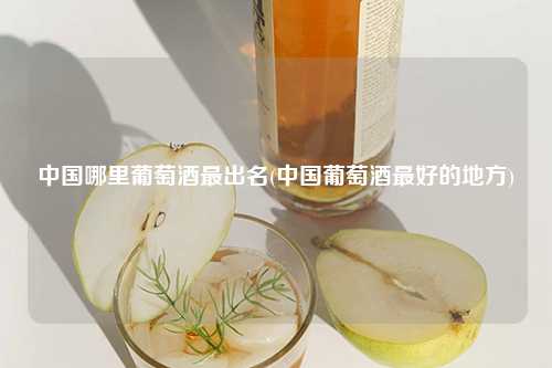 中国哪里葡萄酒最出名(中国葡萄酒最好的地方) 杂谈 中国哪里葡萄酒最出名(中国葡萄酒最好的地方) 杂谈